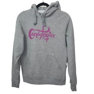 Candytopia Gray Hoodie Sweater Small